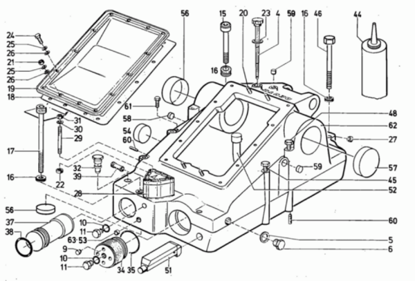 Dichtung für Hydraulikmessstab Deutz 05 / 06 / 07 / DX / Intrac Serie